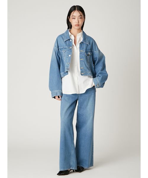 FRAY I.D（フレイアイディー）の「【Lee× FRAY I.D】ワイドパンツ（デニムパンツ・レディース・ブルー/インディゴブルー・0/1）」の4枚目の写真