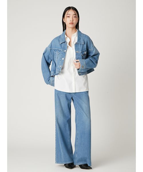 FRAY I.D（フレイアイディー）の「【Lee× FRAY I.D】ワイドパンツ（デニムパンツ・レディース・ブルー/インディゴブルー・0/1）」の5枚目の写真