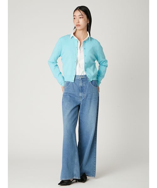 FRAY I.D（フレイアイディー）の「【Lee× FRAY I.D】ワイドパンツ（デニムパンツ・レディース・ブルー/インディゴブルー・0/1）」の6枚目の写真