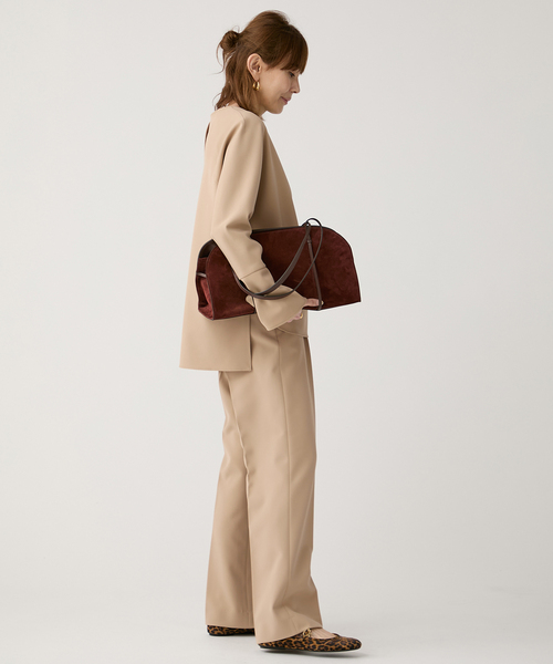 VERMEIL par iena（ヴェルメイユパーイエナ）の「《追加》ダブルクロスストレッチ T-ブラウス（シャツ/ブラウス・レディース・ブラック/ホワイト・FREE）」の21枚目の写真