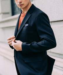 EDIFICE | ラフ ツイル2ボタン ジャケット【セットアップ着用可】(テーラードジャケット)