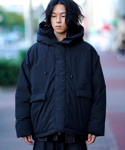 THE MILES(ザ マイルズ)の「タスランフードJKT(ブルゾン・メンズ・ブラック・MEDIUM/LARGE)」の1枚目の写真