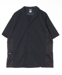 マイクロリップメッシュ切り替えシャツ