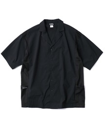 【涼】マイクロリップメッシュ切り替えシャツ