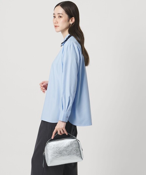 GIANNI CHIARINI（ジャンニ キアリーニ）の「＜GIANNI CHIARINI＞ALIFA MTL M バッグ 26SS（ショルダーバッグ・レディース・シルバー/ゴールド・FREE）」の4枚目の写真