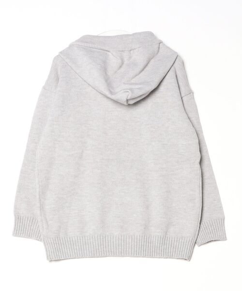 LYEON(リヨン)の「【ユニセックス商品】オーバーサイズニットパーカー(パーカー・レディース・チャコールグレー/グレー・FREE)」の21枚目の写真