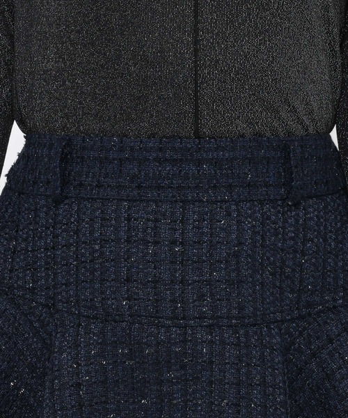 HARE(ハレ)の「ラメツイードイレヘムミニスカート(HARE)(スカート・レディース・ブラック/ネイビー・FREE)」の19枚目の写真