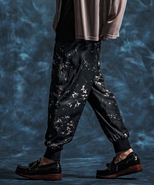 Jih Nunc（ジーヌンク）の「mp14517- パターン総柄タックリブパンツ(JIH-R1153)（その他パンツ・メンズ・ネイビー/ブラウン/ブラック・L/M/S）」の10枚目の写真