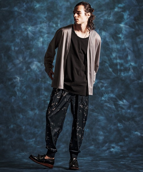 Jih Nunc（ジーヌンク）の「mp14517- パターン総柄タックリブパンツ(JIH-R1153)（その他パンツ・メンズ・ネイビー/ブラウン/ブラック・L/M/S）」の13枚目の写真