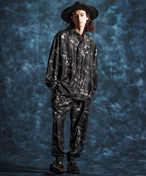 Jih Nunc（ジーヌンク）の「mp14517- パターン総柄タックリブパンツ(JIH-R1153)（その他パンツ・メンズ・ネイビー/ブラウン/ブラック・L/M/S）」の19枚目の写真