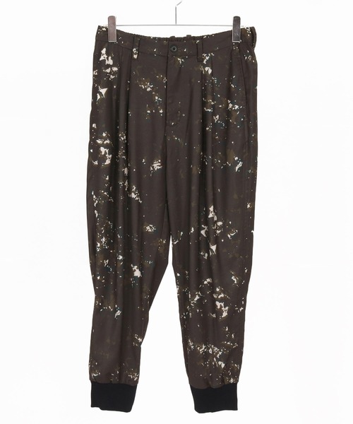 Jih Nunc（ジーヌンク）の「mp14517- パターン総柄タックリブパンツ(JIH-R1153)（その他パンツ・メンズ・ネイビー/ブラウン/ブラック・L/M/S）」の20枚目の写真