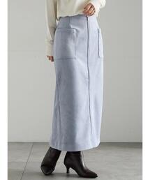 Te chichi | ボンディングスエードタイトスカート(スカート)