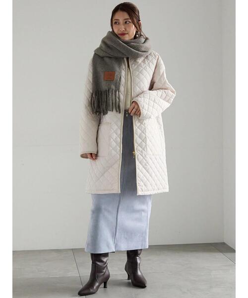 Te chichi（テチチ）の「ボンディングスエードタイトスカート（スカート・レディース・チャコールグレー/ブルー・F）」の20枚目の写真