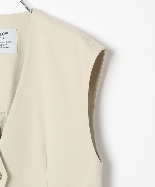 BAYFLOW（ベイフロー）の「【KARENさんコラボ】ベスト（ベスト・レディース・グレイッシュベージュ/ネイビー・SMALL/MEDIUM）」の17枚目の写真
