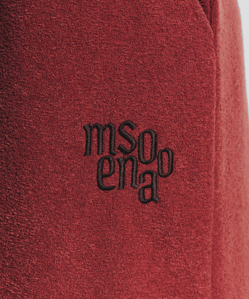 MENASOO（ミナス）の「Terry Fleece Long Skirt_Red（スカート・レディース・レッド・1/2）」の6枚目の写真