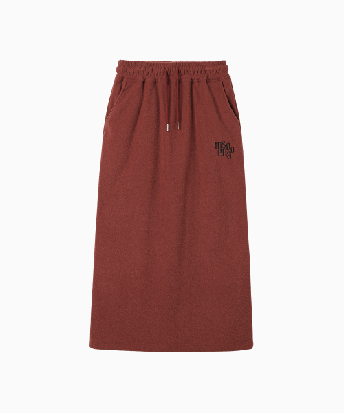 MENASOO（ミナス）の「Terry Fleece Long Skirt_Red（スカート・レディース・レッド・1/2）」の12枚目の写真