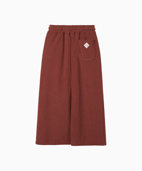 MENASOO（ミナス）の「Terry Fleece Long Skirt_Red（スカート・レディース・レッド・1/2）」の13枚目の写真