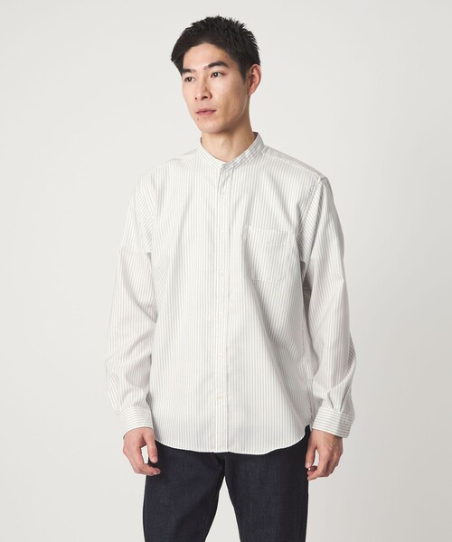 W/R オックスフォード バンドカラー 長袖 シャツ（シャツ/ブラウス