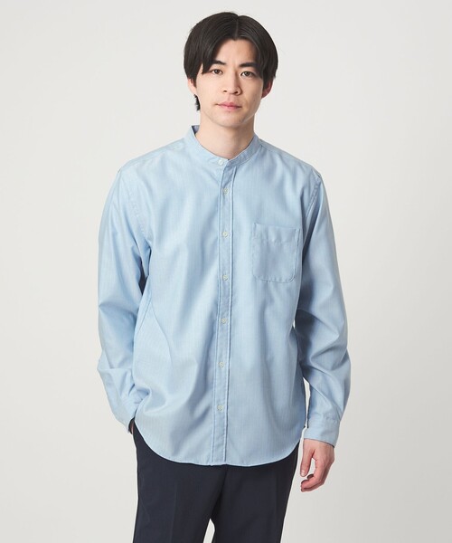 W/R オックスフォード バンドカラー 長袖 シャツ（シャツ/ブラウス