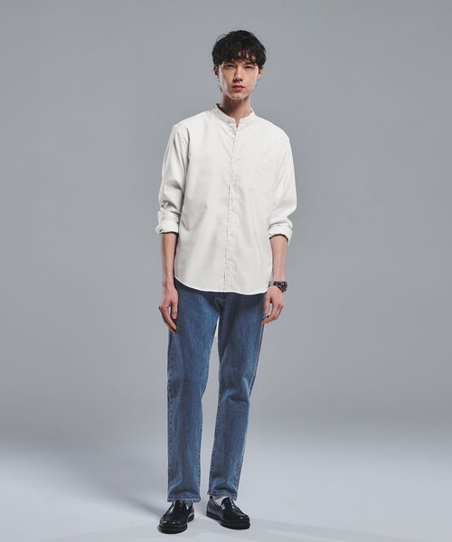 W/R オックスフォード バンドカラー 長袖 シャツ（シャツ/ブラウス