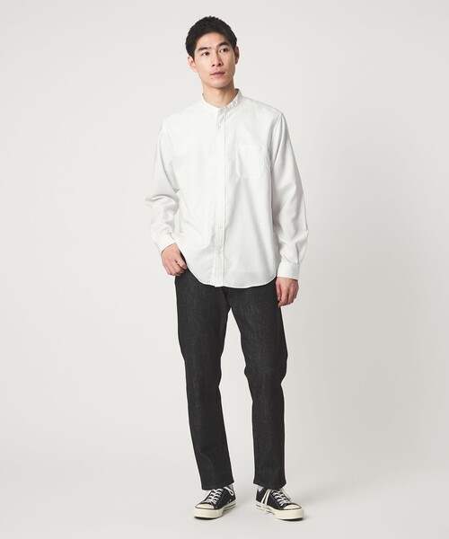 W/R オックスフォード バンドカラー 長袖 シャツ（シャツ/ブラウス