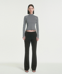 MEA（メア）の「ALL OVER SLIM TOP [WHITE]（Tシャツ/カットソー）」