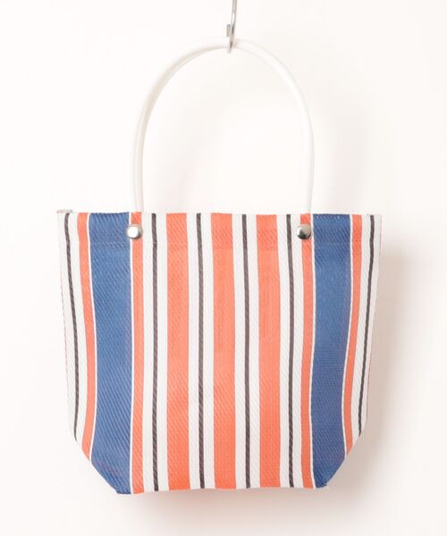 LILA&FLEUR(リラアンドフルール)の「Small Daily Tote Bag(トートバッグ・レディース・グリーン×オレンジ/マルチ/イエロー系/ホワイト×グリーン/ブルー系/ホワイト×ネイビー・SMALL)」の8枚目の写真