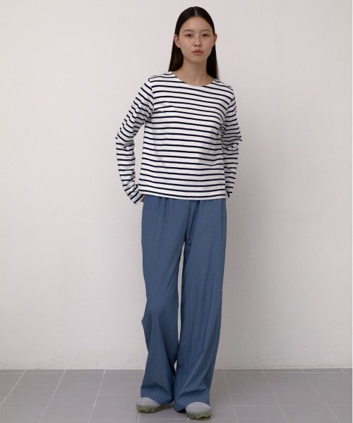 38COMEONCOMMON（38カモンコモン）の「Nylon loose Banding Pants (Blue)（スウェットパンツ・レディース・その他・FREE）」の3枚目の写真