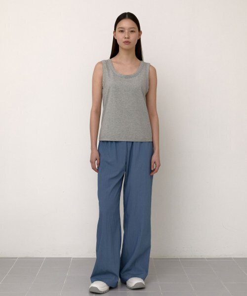 38COMEONCOMMON（38カモンコモン）の「Nylon loose Banding Pants (Blue)（スウェットパンツ・レディース・その他・FREE）」の5枚目の写真