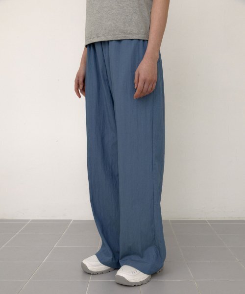 38COMEONCOMMON（38カモンコモン）の「Nylon loose Banding Pants (Blue)（スウェットパンツ・レディース・その他・FREE）」の7枚目の写真