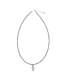 51%（フィフティーワンパーセント）の「Hematite Ball Logo Necklace - Black（ネックレス）」