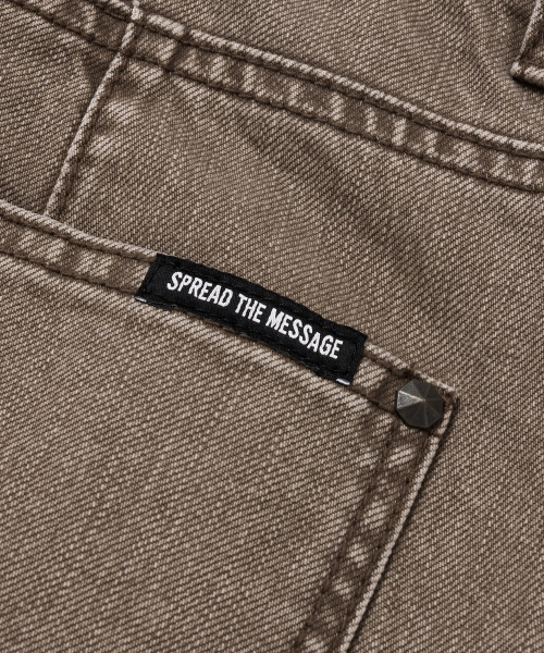 BROWNBREATH（ブラウンブレス）の「CURVED DENIM PANTS - BEIGE（デニムパンツ・レディース・その他・L/XL/S/M）」の7枚目の写真