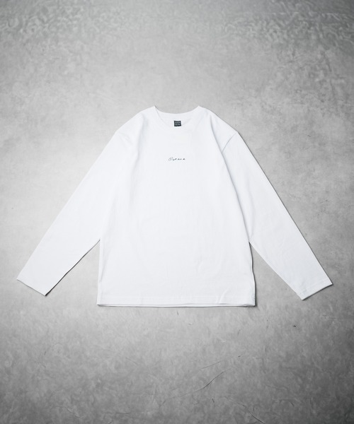 NO WAY(ノーウェイ)の「/プリントロングスリーブTシャツ(サークルロゴ)/(Tシャツ/カットソー・メンズ・ブラック/ブルー系/ホワイト・LARGE/MEDIUM)」の1枚目の写真