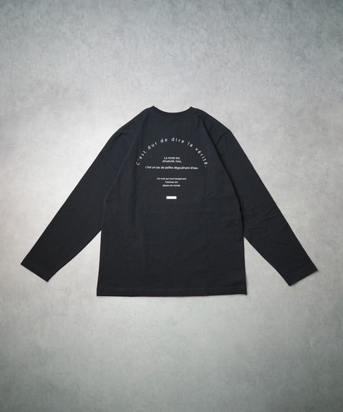 NO WAY(ノーウェイ)の「/プリントロングスリーブTシャツ(サークルロゴ)/(Tシャツ/カットソー・メンズ・ブラック/ブルー系/ホワイト・LARGE/MEDIUM)」の13枚目の写真