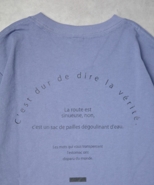 NO WAY(ノーウェイ)の「/プリントロングスリーブTシャツ(サークルロゴ)/(Tシャツ/カットソー・メンズ・ブラック/ブルー系/ホワイト・LARGE/MEDIUM)」の19枚目の写真