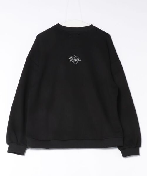 ATELANE(アテレーン)の「ATELANE / レーヨンMIXポンチ/フラワー/トラ/プルオーバー(スウェット・メンズ・杢グレー/オフホワイト/ブラック系その他/ブラック/ホワイト・LARGE/X-LARGE/MEDIUM)」の6枚目の写真