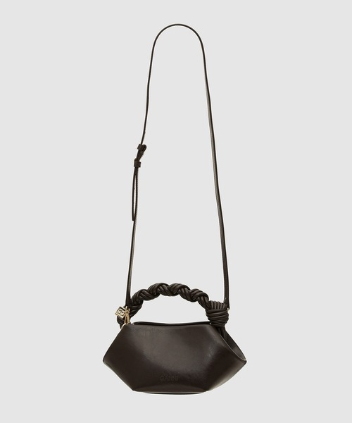 GANNI(ガニー)の「Ganni Bou Bag Mini Crinkle Oleatex(ハンドバッグ・レディース・ダークオリーブ・ONE SIZE)」の2枚目の写真