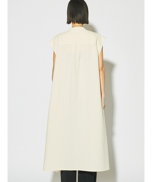 MIDIUMISOLID（ミディウミソリッド）の「MIDIUMISOLID for Ladies アシンメトリープリーツノースリーブワンピース（ワンピース・レディース・ライトグレー/ブラック/アイボリー・FREE）」の14枚目の写真