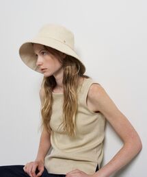 LANVIN en Bleu（ランバンオンブルー）の「ブライトツイードワイドブリムハット（ハット）」