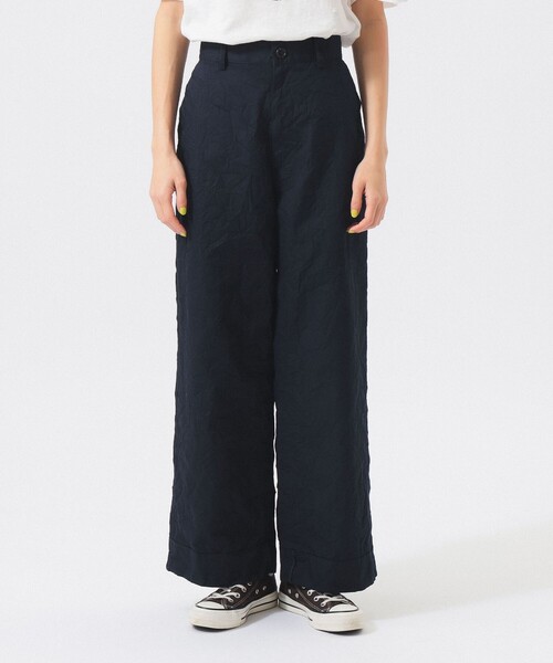 BEAMS BOY（ビームスボーイ）の「リンクル パンツ（スラックス・レディース・ホワイト系その他7/ネイビー・2/1）」の11枚目の写真