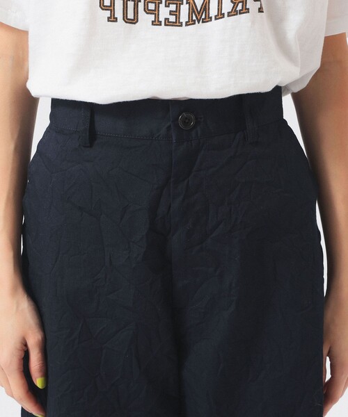 BEAMS BOY（ビームスボーイ）の「リンクル パンツ（スラックス・レディース・ホワイト系その他7/ネイビー・2/1）」の14枚目の写真