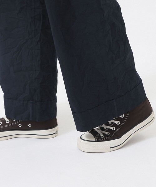 BEAMS BOY（ビームスボーイ）の「リンクル パンツ（スラックス・レディース・ホワイト系その他7/ネイビー・2/1）」の16枚目の写真