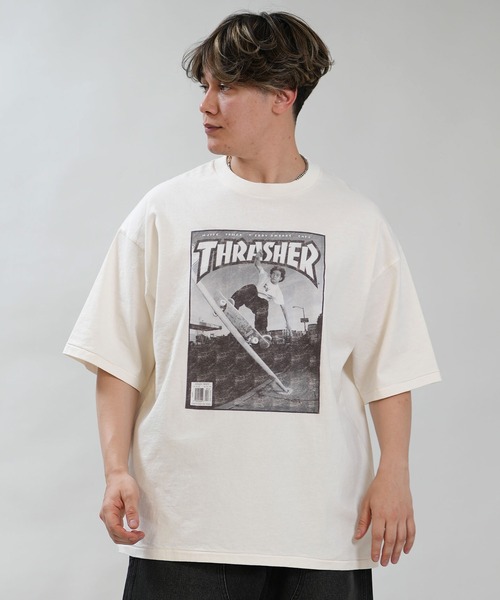 セール】THRASHER/スラッシャー 半袖 Tシャツ フロントプリント バック
