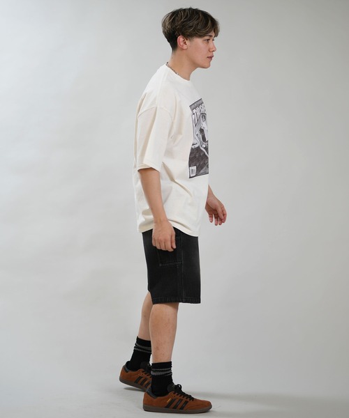 THRASHER（スラッシャー）の「THRASHER/スラッシャー 半袖 Tシャツ フロントプリント バックプリント 古着風 ヴィンテージ加工 262TH1ST083（Tシャツ/カットソー・メンズ・ブラック/アイボリー・L/M/XL）」の5枚目の写真