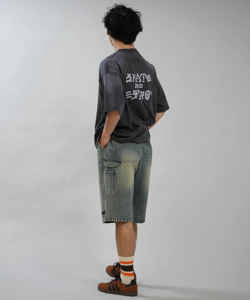THRASHER（スラッシャー）の「THRASHER/スラッシャー 半袖 Tシャツ フロントプリント バックプリント 古着風 ヴィンテージ加工 262TH1ST083（Tシャツ/カットソー・メンズ・ブラック/アイボリー・L/M/XL）」の10枚目の写真
