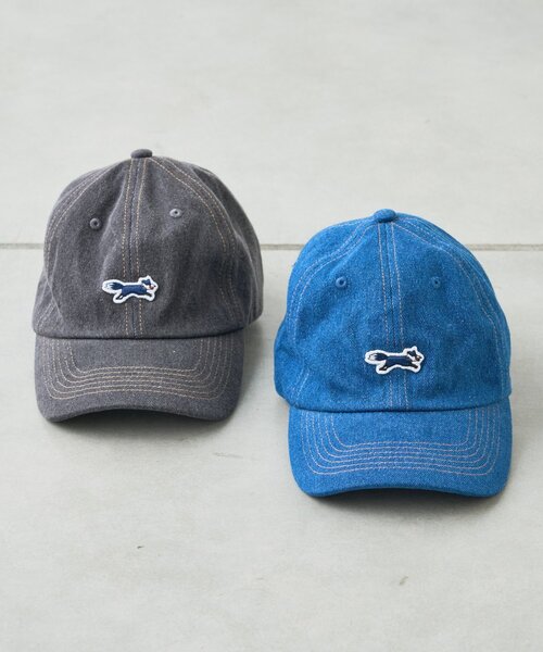 PENNEYS（ぺニーズ）の「【FOX】別注デニムロゴキャップ（キャップ・レディース・ブラック/ネイビー・ONE SIZE）」の3枚目の写真