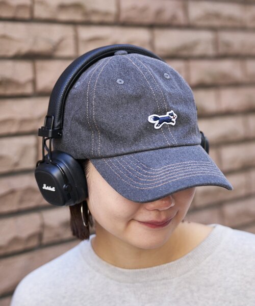 PENNEYS（ぺニーズ）の「【FOX】別注デニムロゴキャップ（キャップ・レディース・ブラック/ネイビー・ONE SIZE）」の6枚目の写真