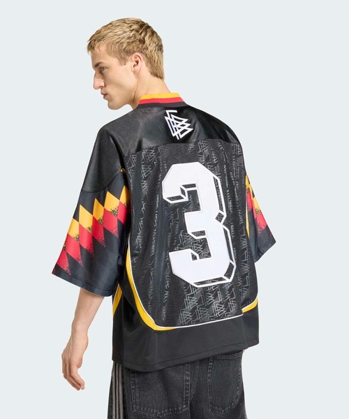 adidas(アディダス)の「ブリングバック リミックス ドイツ ジャージ / アディダスオリジナルス adidas Originals(Tシャツ/カットソー・メンズ・ブラック・X-SMALL/X-LARGE/SMALL/MEDIUM/LARGE/3XL/XX-LARGE)」の13枚目の写真