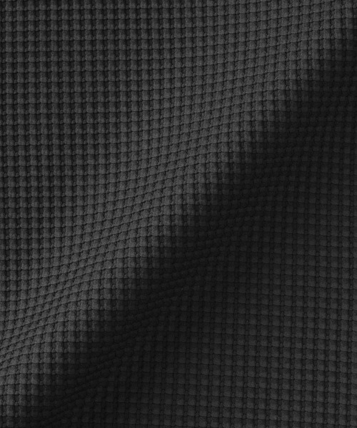 無印良品(ムジルシリョウヒン)の「紳士 UVカット乾きやすいワッフルプルパーカ(パーカー・メンズ・チャコールグレー/ブルー系/ブラック/ライトグレー・S/XL/L/M)」の7枚目の写真