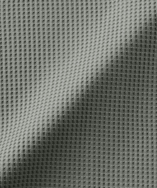 無印良品(ムジルシリョウヒン)の「紳士 UVカット乾きやすいワッフルプルパーカ(パーカー・メンズ・チャコールグレー/ブルー系/ブラック/ライトグレー・S/XL/L/M)」の10枚目の写真